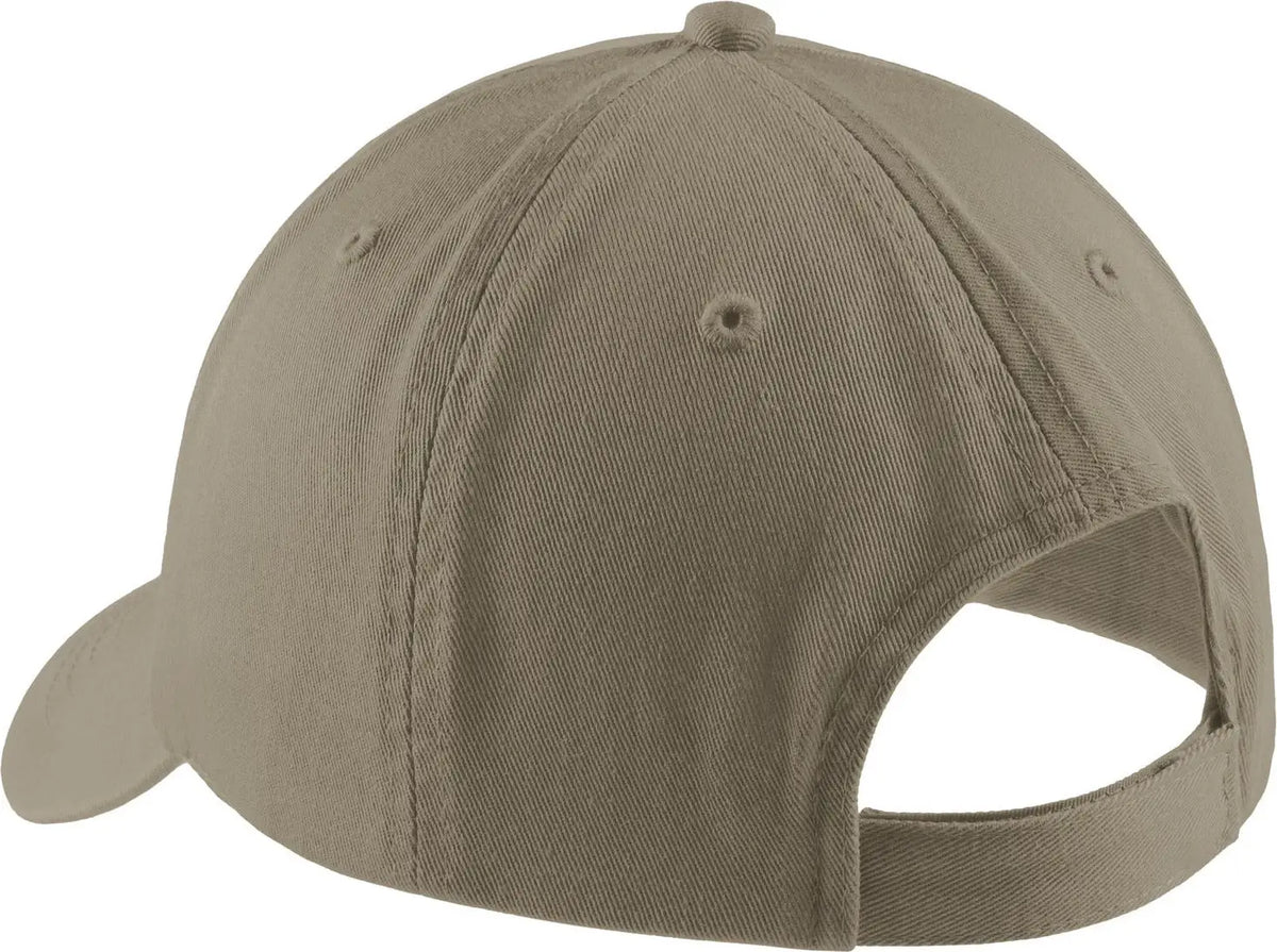 Port Authority Cp78 Washed Twill Cap - Khaki - one Size Fits Most