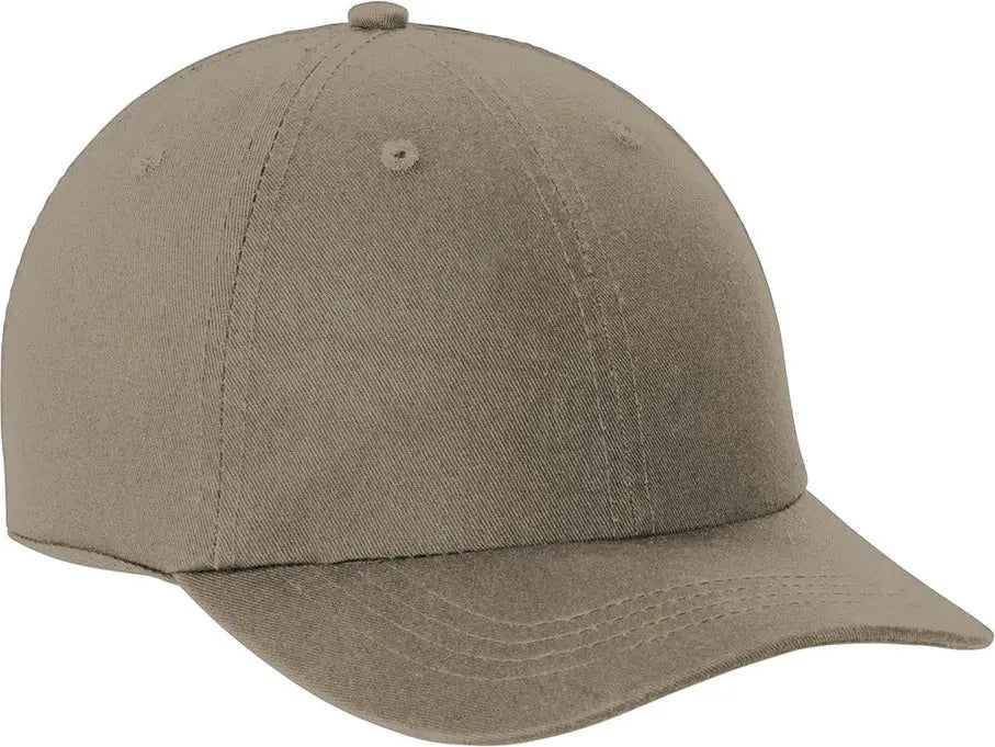 Port Authority Cp78 Washed Twill Cap - Khaki - one Size Fits Most