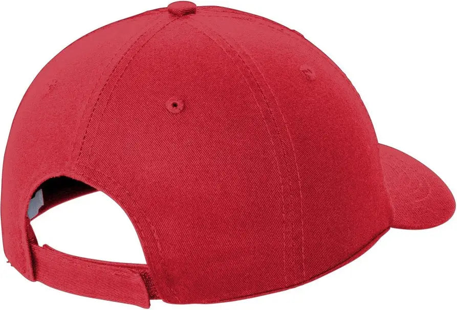Port Authority Cp78 Washed Twill Cap - Red - one Size Fits Most