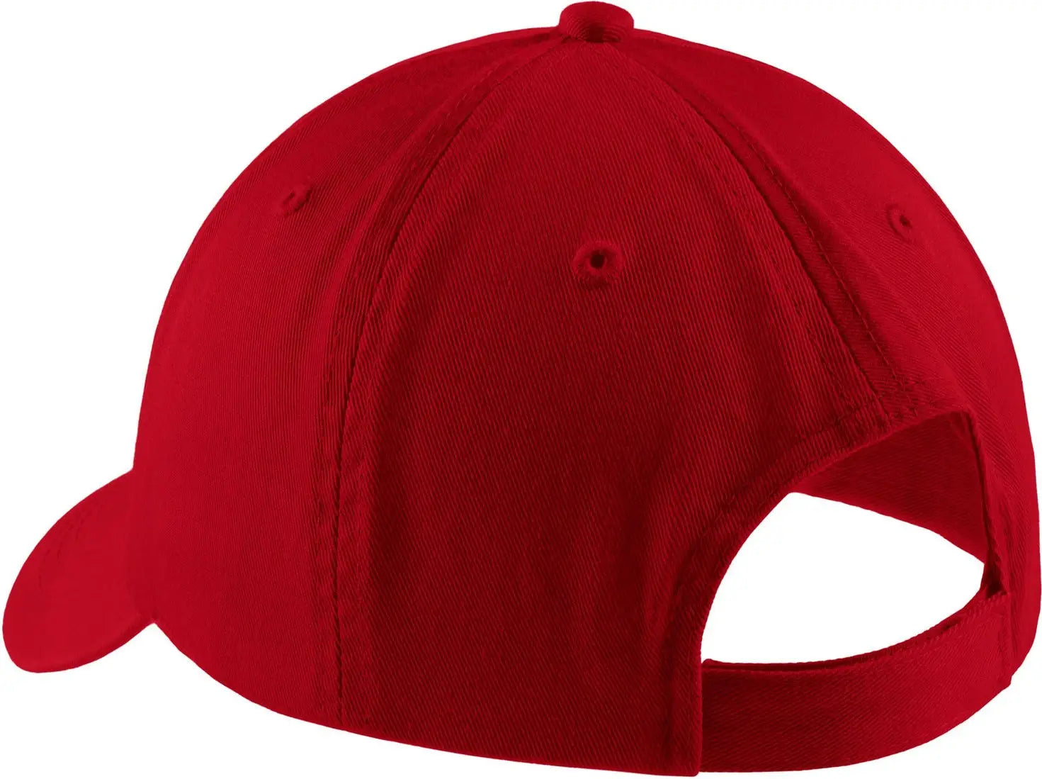 Port Authority Cp78 Washed Twill Cap - Red - one Size Fits Most