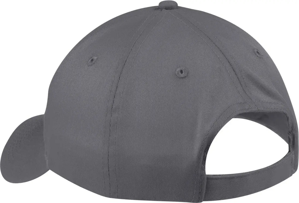 Port Authority Cp80 Six-panel Twill Cap - Charcoal
