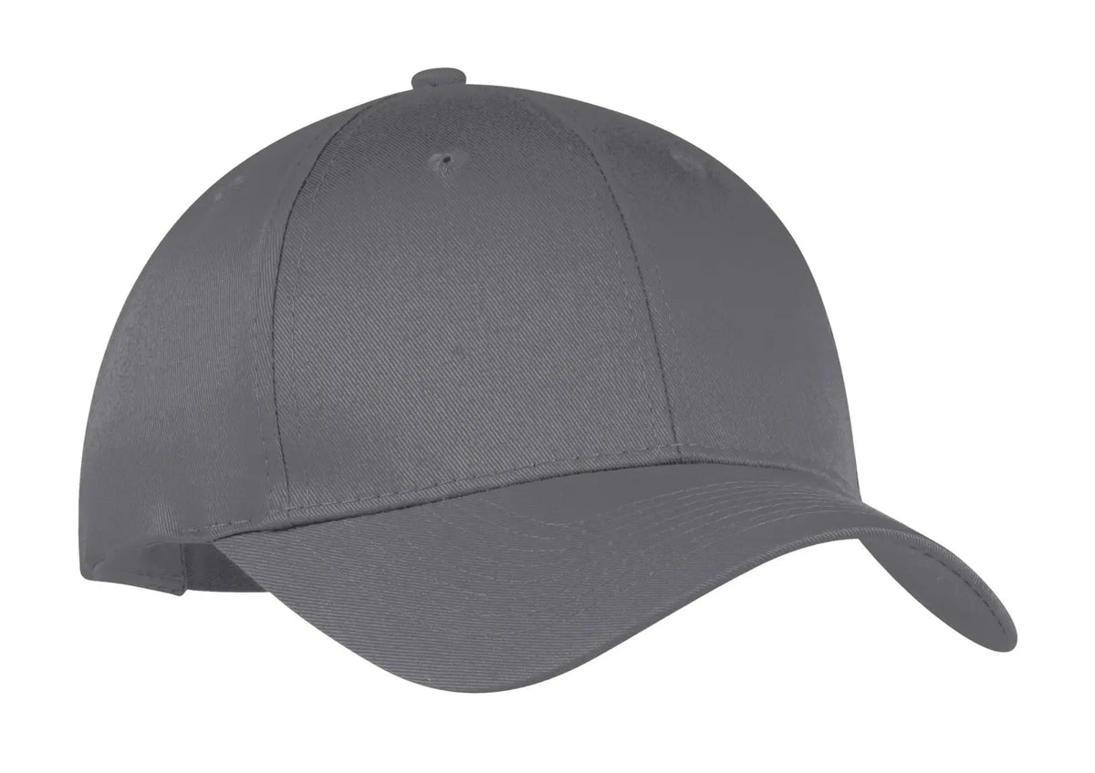 Port Authority Cp80 Six-panel Twill Cap - Charcoal