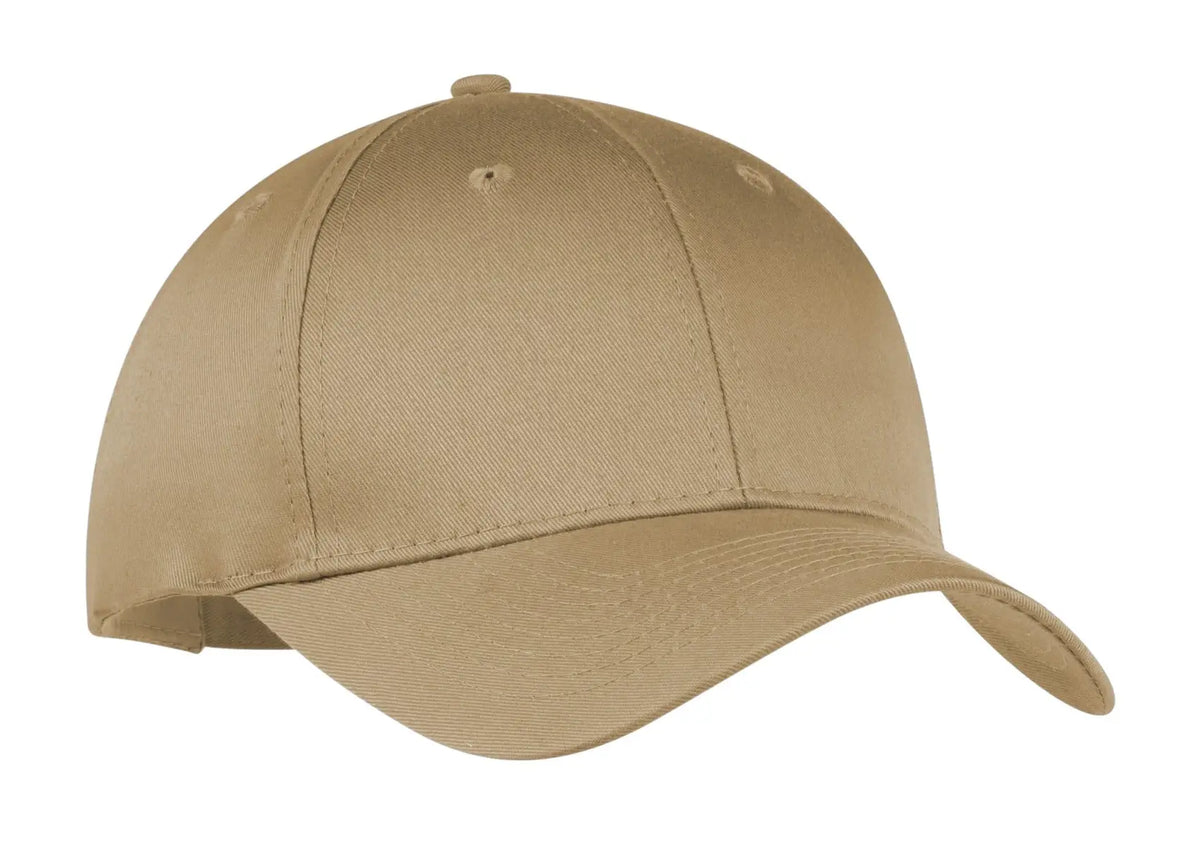 Port Authority Cp80 Six-panel Twill Cap - Khaki - one Size Fits Most