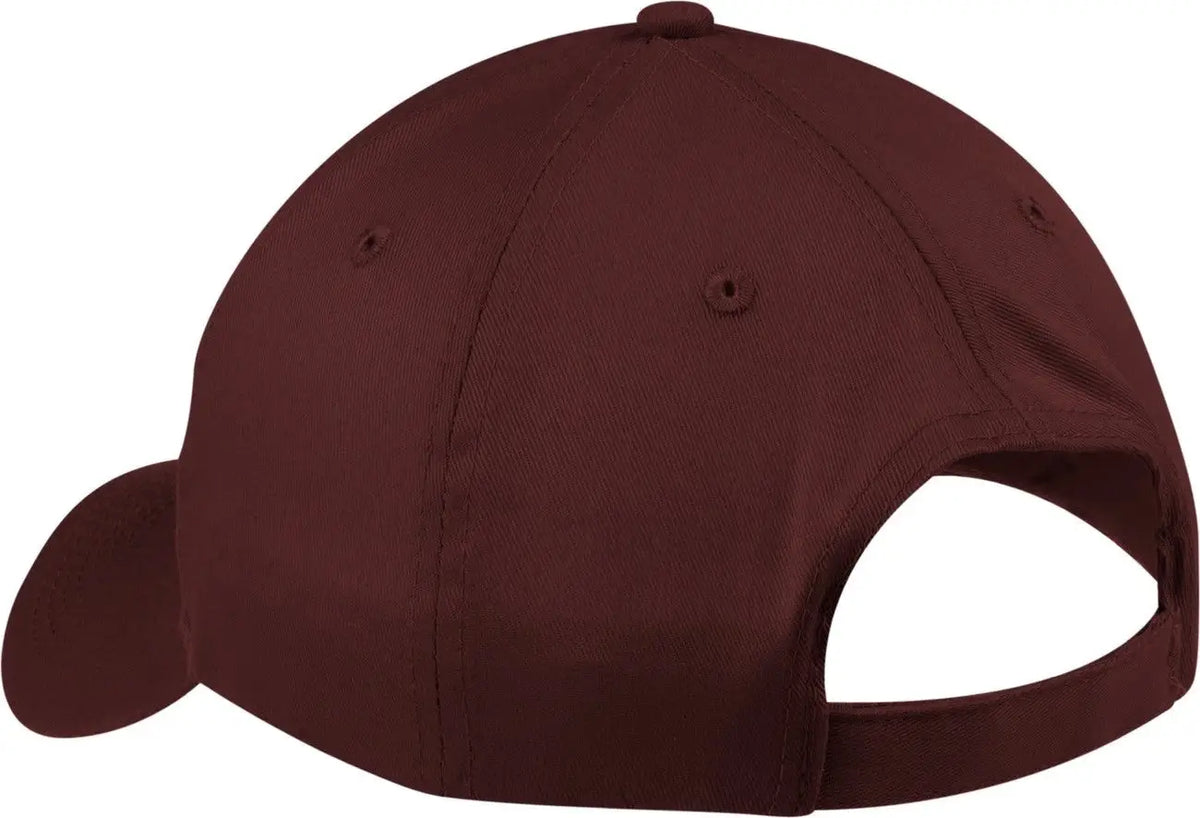 Port Authority Cp80 Six-panel Twill Cap - Maroon - one Size Fits Most