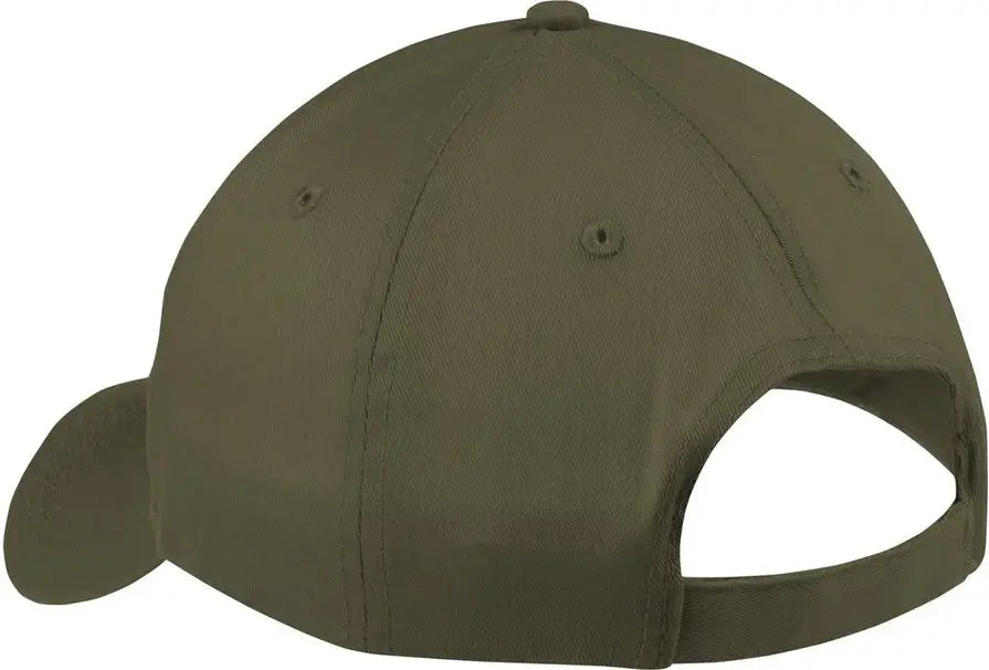 Port Authority Cp80 Six-panel Twill Cap - Olive Drab Green - one Size Fits Most