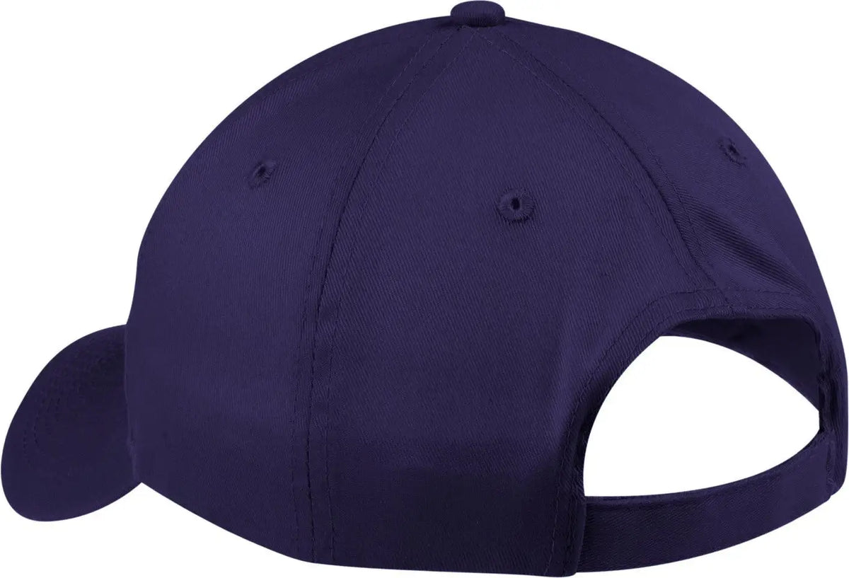 Port Authority Cp80 Six-panel Twill Cap - Purple - one Size Fits Most
