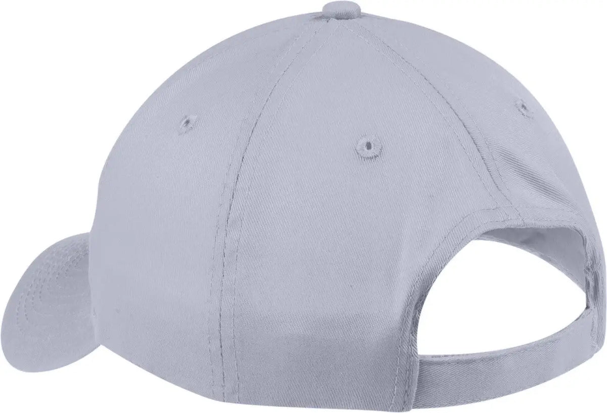 Port Authority Cp80 Six-panel Twill Cap - Silver