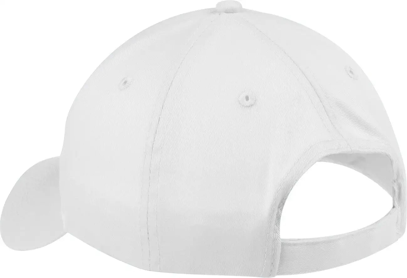 Port Authority Cp80 Six-panel Twill Cap - White - one Size Fits Most