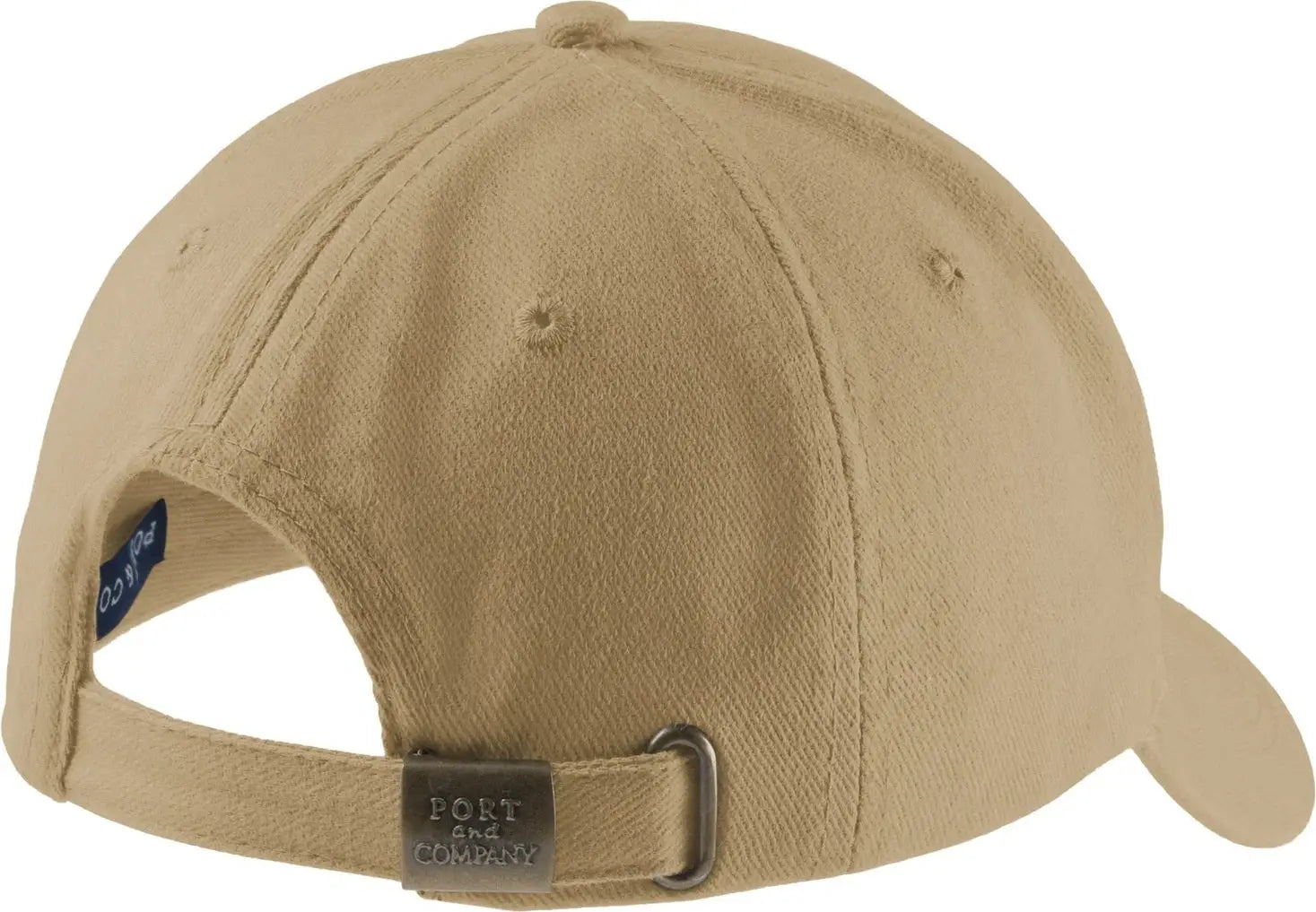 Port Authority Cp82 Brushed Twill Cap - Khaki - one Size Fits Most
