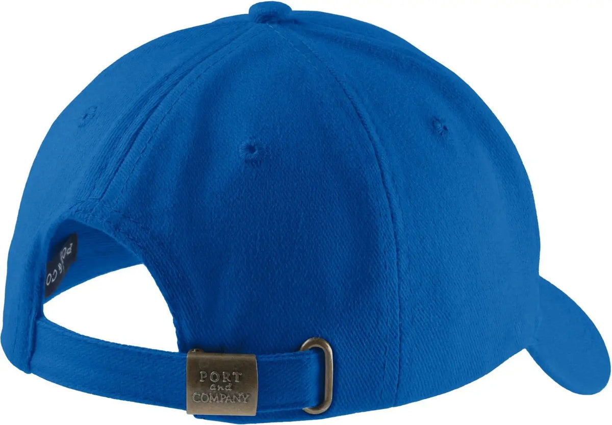 Port Authority Cp82 Brushed Twill Cap - Royal - one Size Fits Most