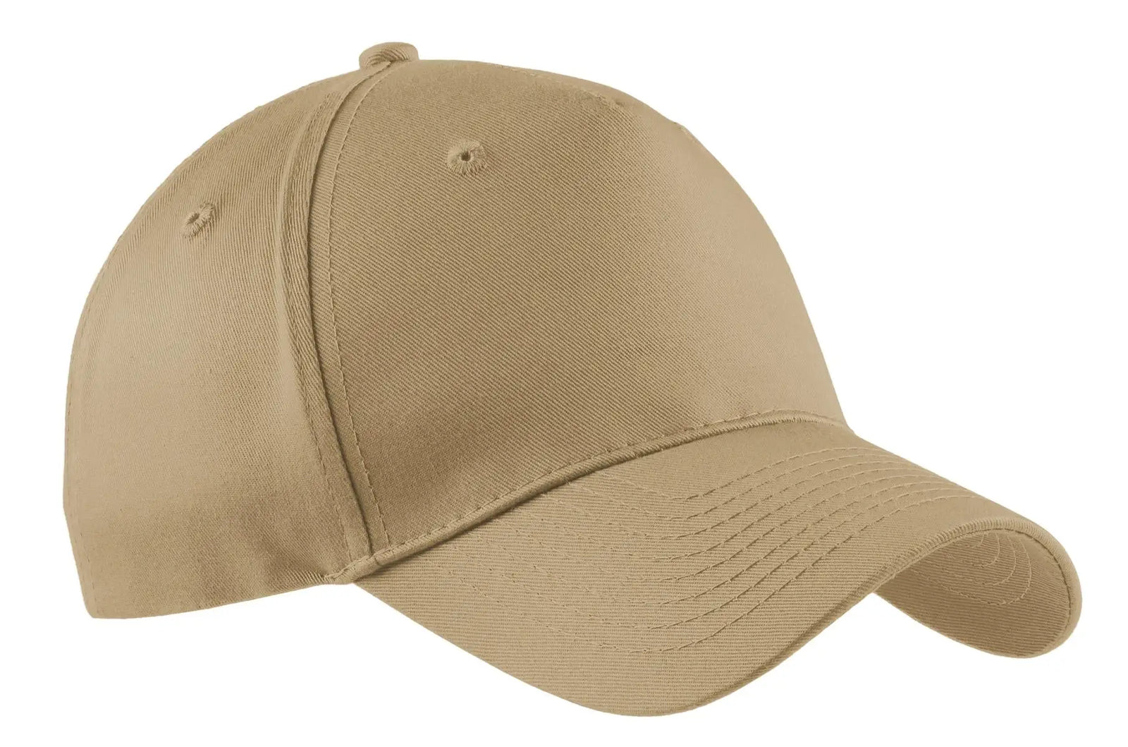 Port Authority Cp86 Five-panel Twill Cap - Khaki