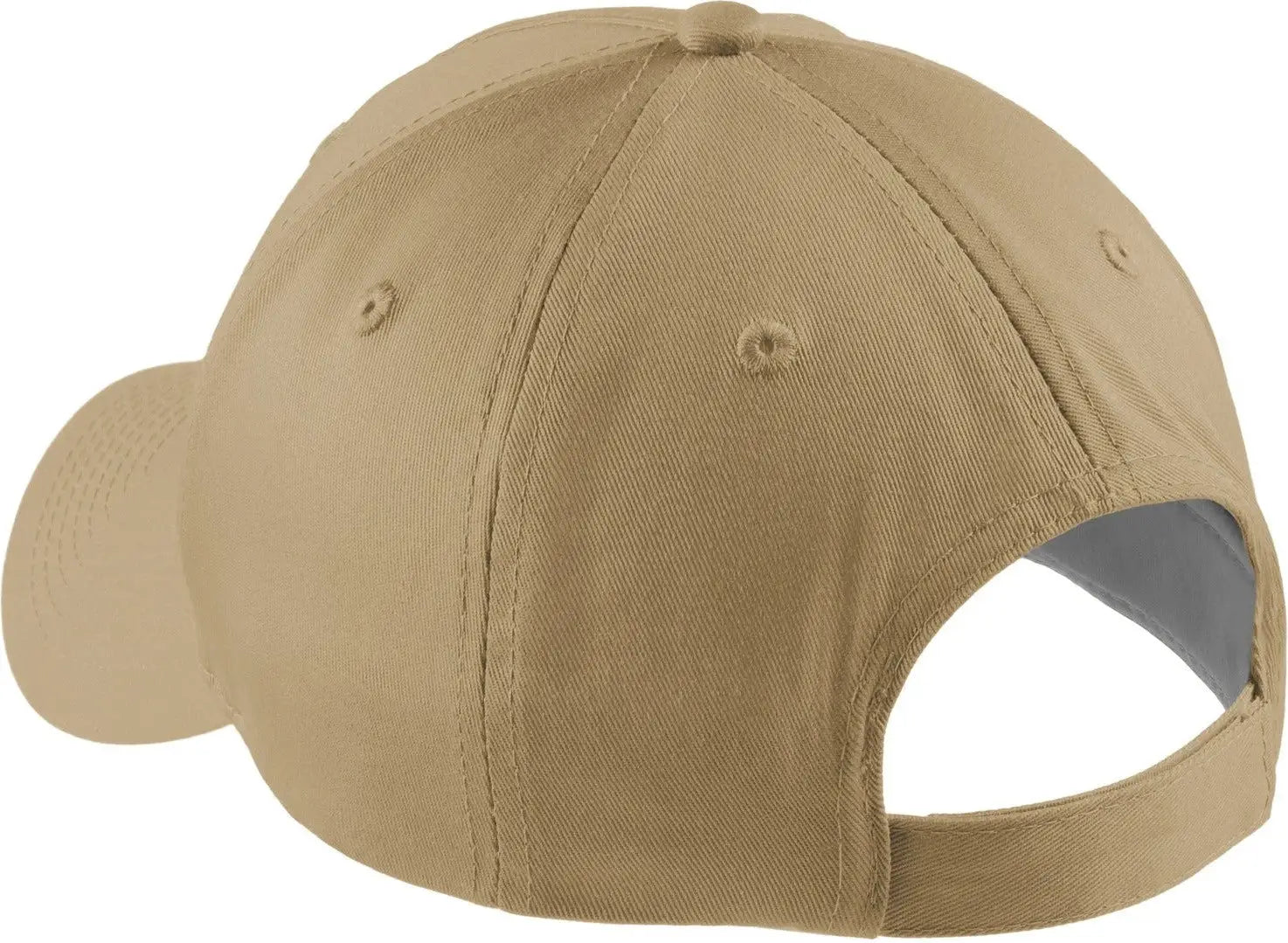 Port Authority Cp86 Five-panel Twill Cap - Khaki - one Size Fits Most
