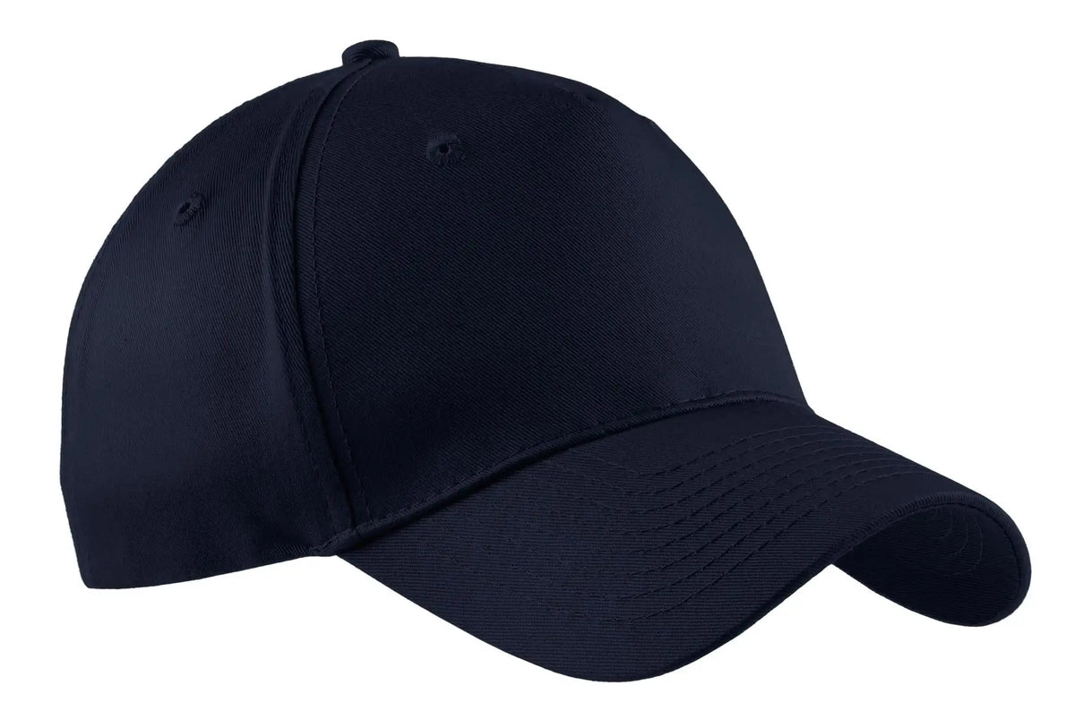Port Authority Cp86 Five-panel Twill Cap - Navy - one Size Fits Most