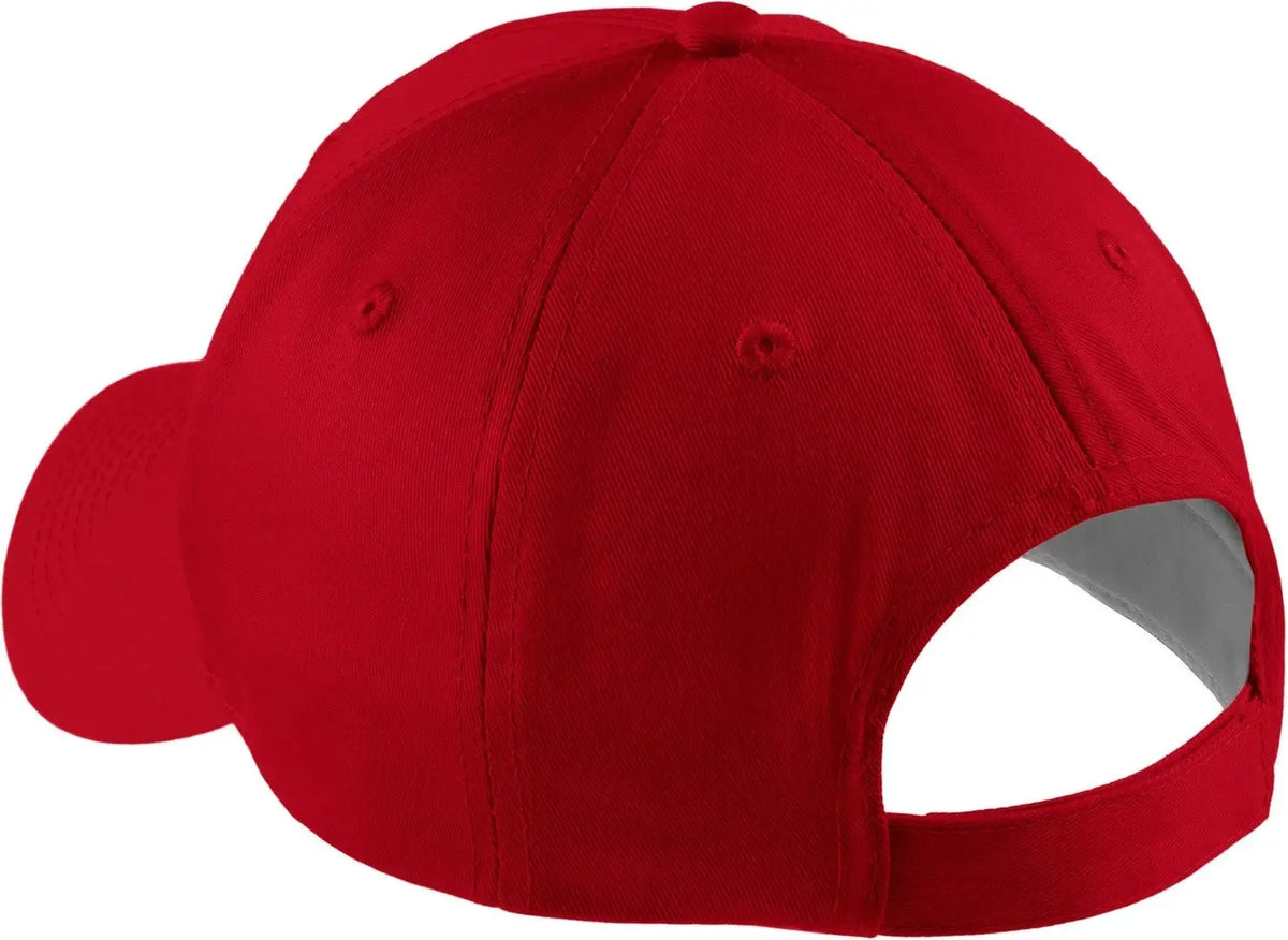 Port Authority Cp86 Five-panel Twill Cap - Red - one Size Fits Most