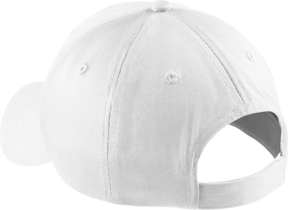Port Authority Cp86 Five-panel Twill Cap - White - one Size Fits Most