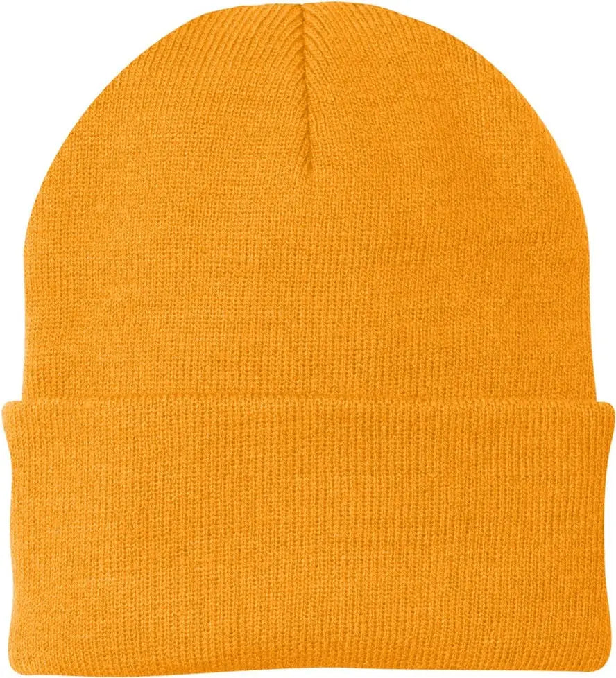 Port Authority Cp90 Knit Beanie Cap - Athletic Gold