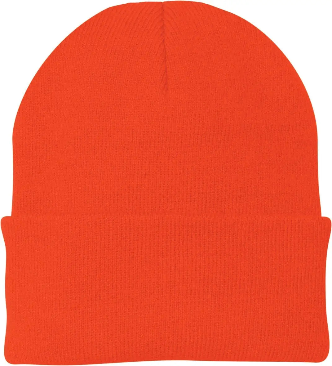 Port Authority Cp90 Knit Beanie Cap - Athletic Orange - one Size Fits Most