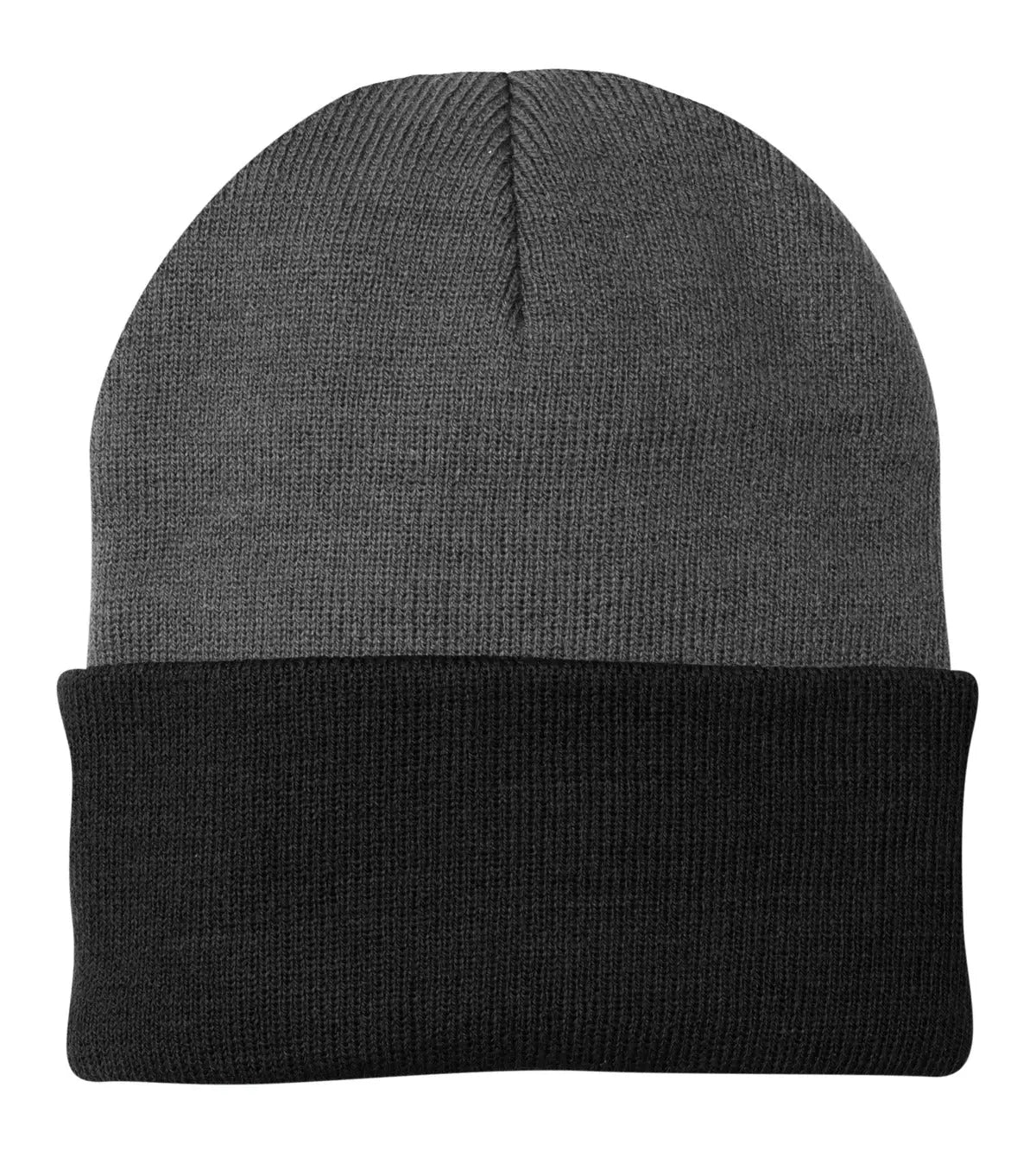 Port Authority Cp90 Knit Beanie Cap - Athletic Oxford Black