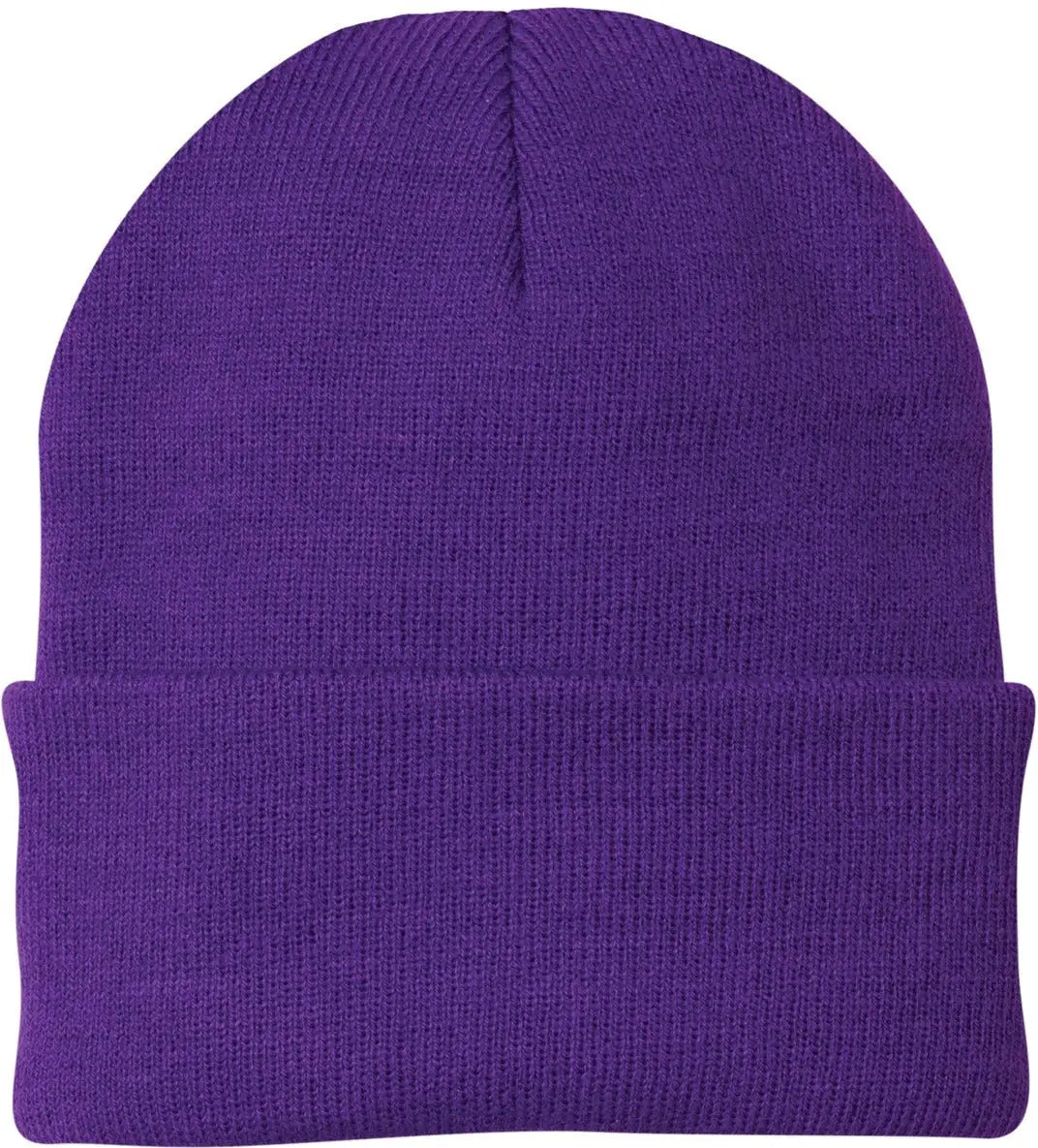 Port Authority Cp90 Knit Beanie Cap - Athletic Purple
