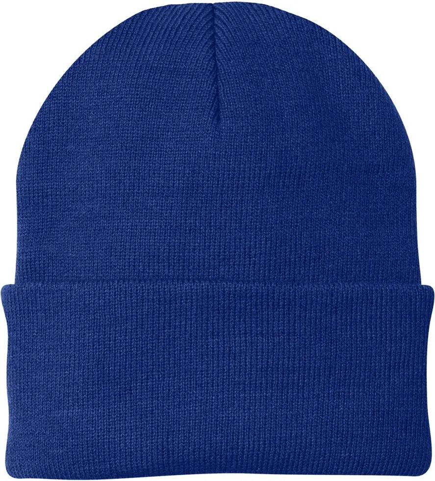 Port Authority Cp90 Knit Beanie Cap - Athletic Royal - one Size Fits Most