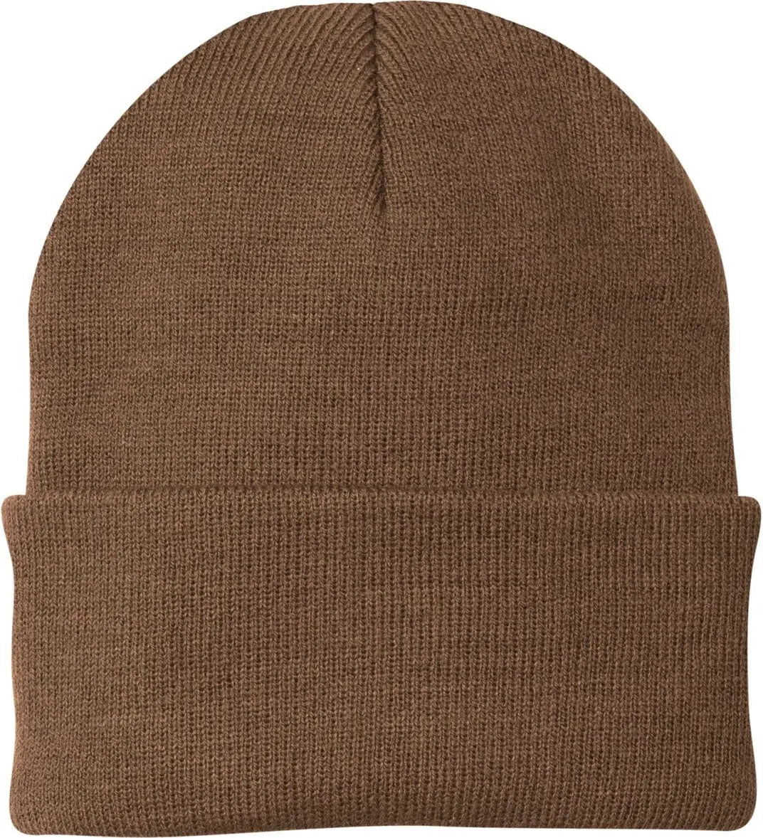 Port Authority Cp90 Knit Beanie Cap - Brown