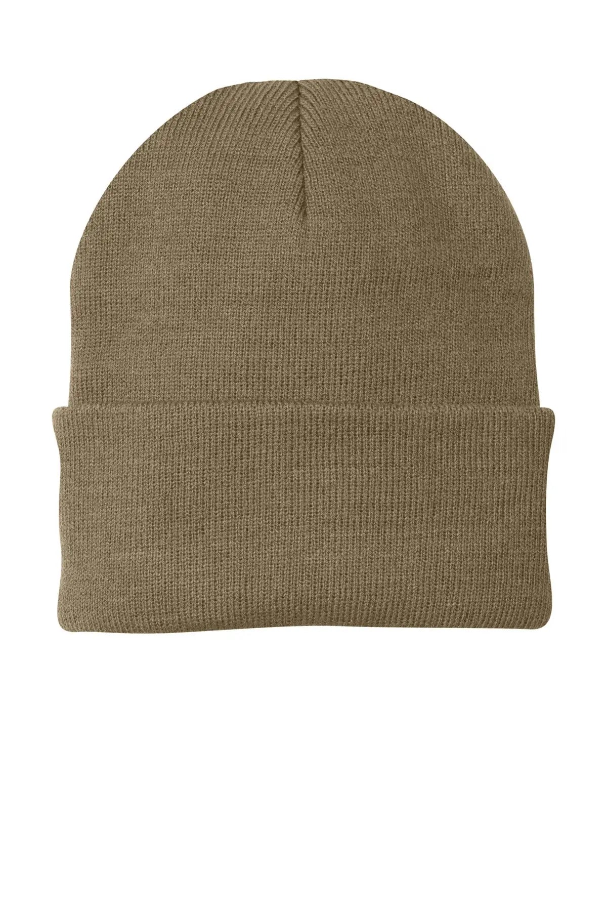 Port Authority Cp90 Knit Beanie Cap - Coyote Brown - one Size Fits Most