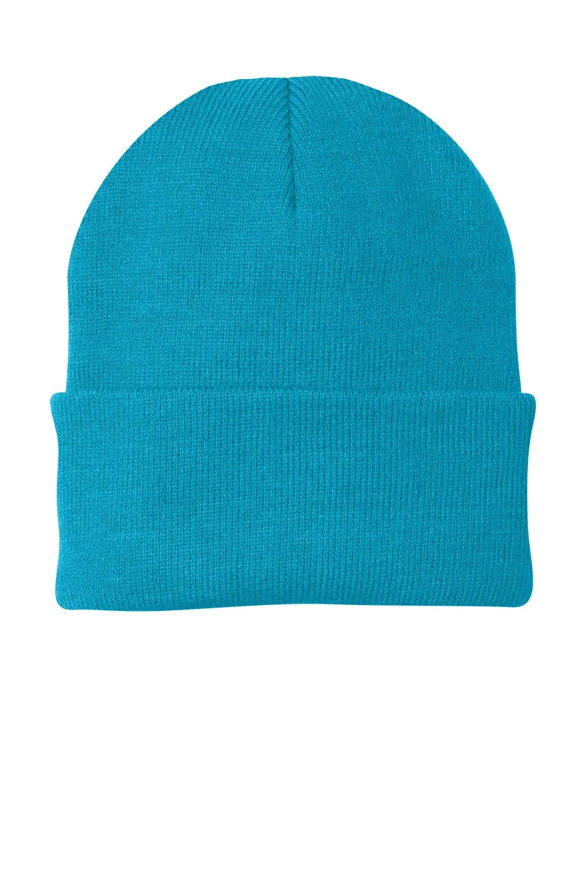 Port Authority Cp90 Knit Beanie Cap - Neon Blue - one Size Fits Most