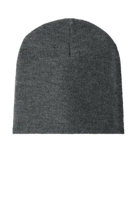 Port Authority Cp91 Beanie Cap - Athletic Oxford - one Size Fits Most