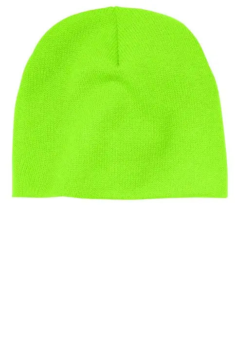 Port Authority Cp91 Beanie Cap - Neon Green - one Size Fits Most