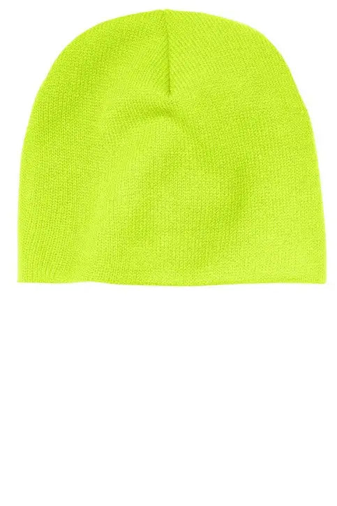 Port Authority Cp91 Beanie Cap - Neon Yellow - one Size Fits Most