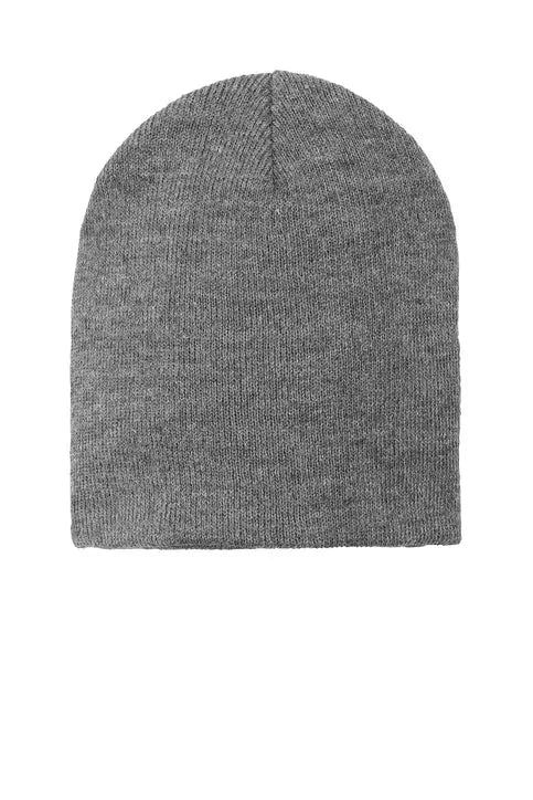 Port Authority Cp94 Knit Skull Beanie Cap - Athletic Oxford - one Size Fits Most