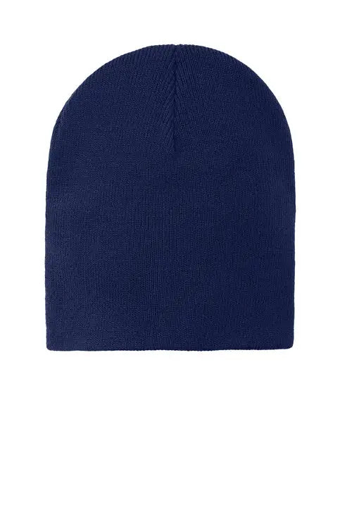 Port Authority Cp94 Knit Skull Beanie Cap - Navy - one Size Fits Most