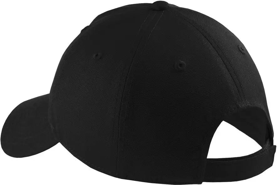 Port Authority Cp96 Soft Brushed Canvas Cap - Black - one Size Fits Most