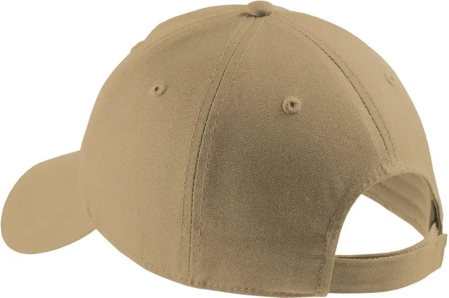 Port Authority Cp96 Soft Brushed Canvas Cap - Khaki - one Size Fits Most