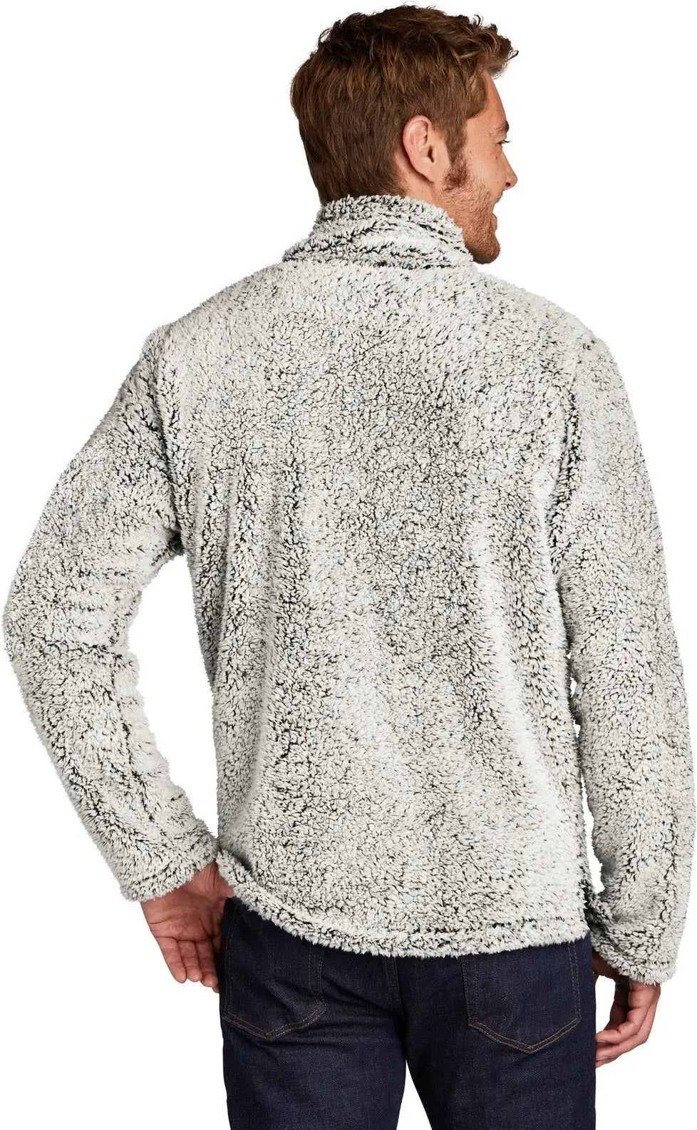 Port Authority F130 Cozy 1/4-zip Fleece - Gray Heather