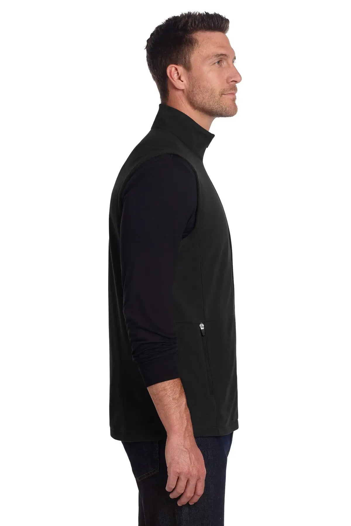 Port Authority F152 Accord Microfleece Vest - Black