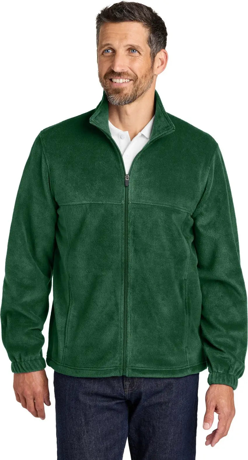 Port Authority F190 Plush Fleece Full-zip Jacket - Dark Green