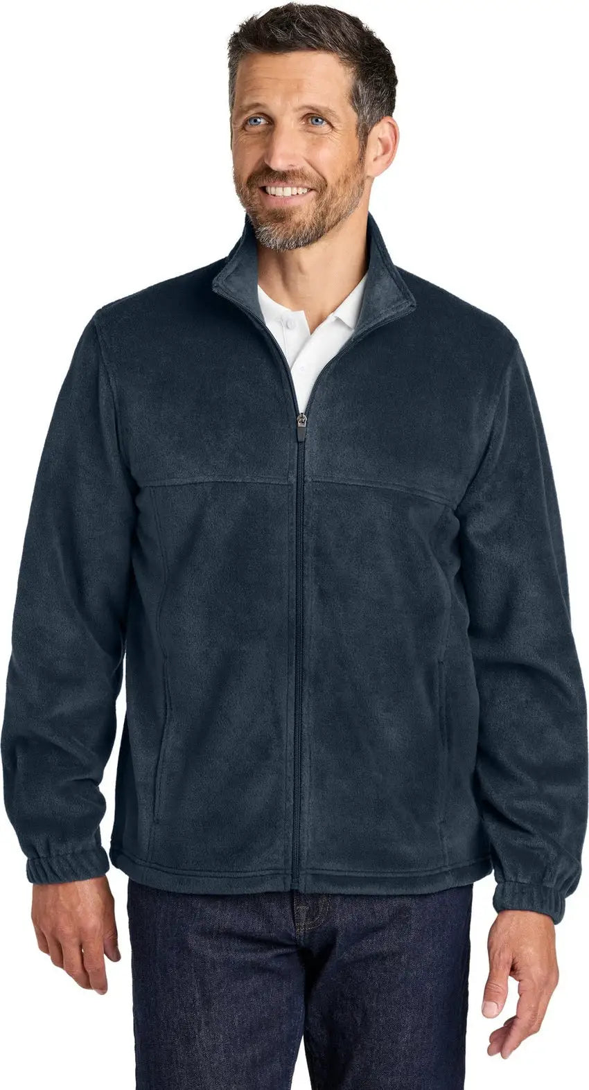 Port Authority F190 Plush Fleece Full-zip Jacket - Night Navy
