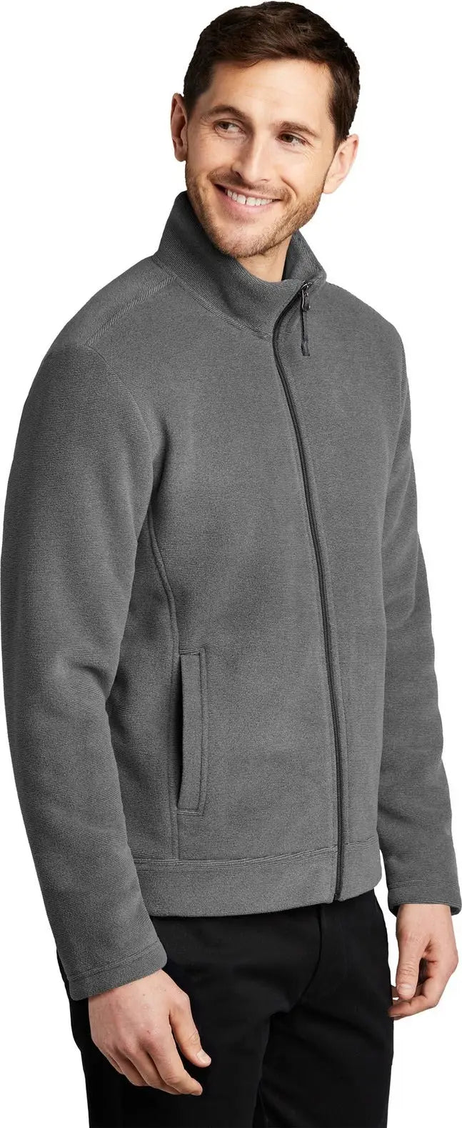 Port Authority F211 Ultra Warm Brushed Fleece Jacket - Gusty Gray Sterling