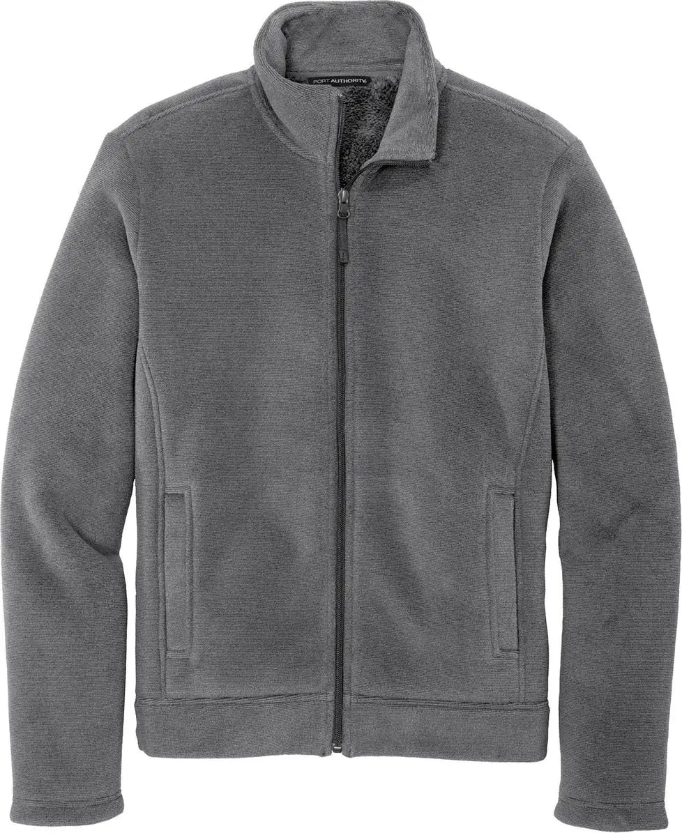 Port Authority F211 Ultra Warm Brushed Fleece Jacket - Gusty Gray Sterling