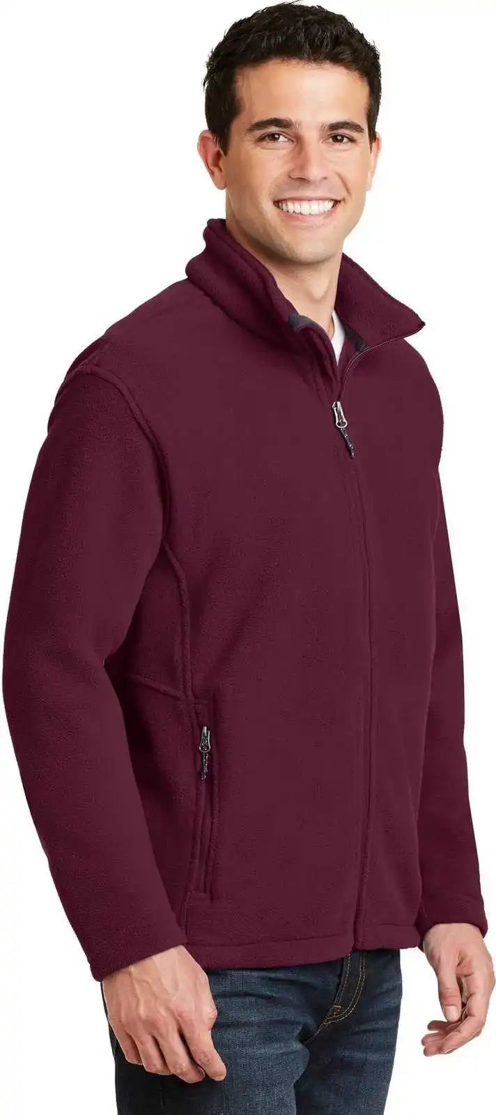 Port Authority F217 Value Fleece Jacket Maroon