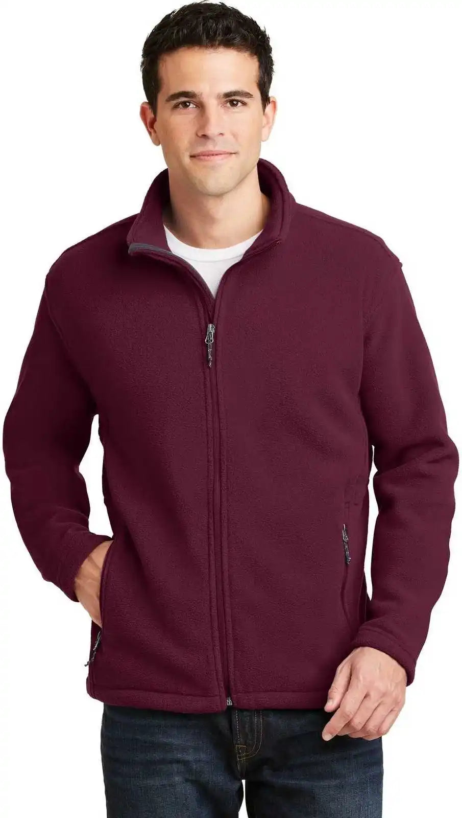 Port Authority F217 Value Fleece Jacket - Maroon