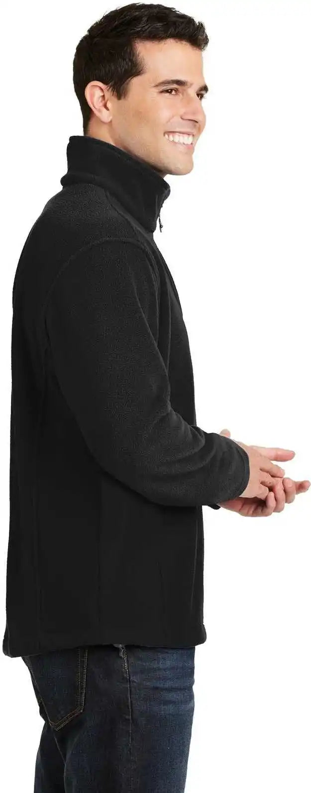 Port Authority F218 Value Fleece 1/4 Zip Pullover Black
