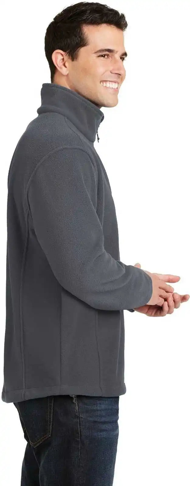 Port Authority F218 Value Fleece 1/4 Zip Pullover Iron Gray