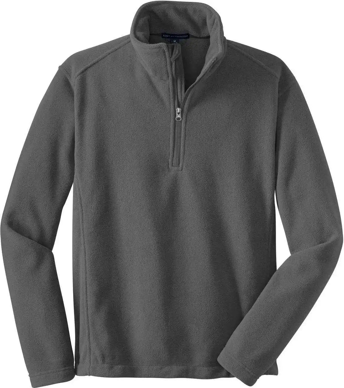 Port Authority F218 Value Fleece 1/4 Zip Pullover Iron Gray