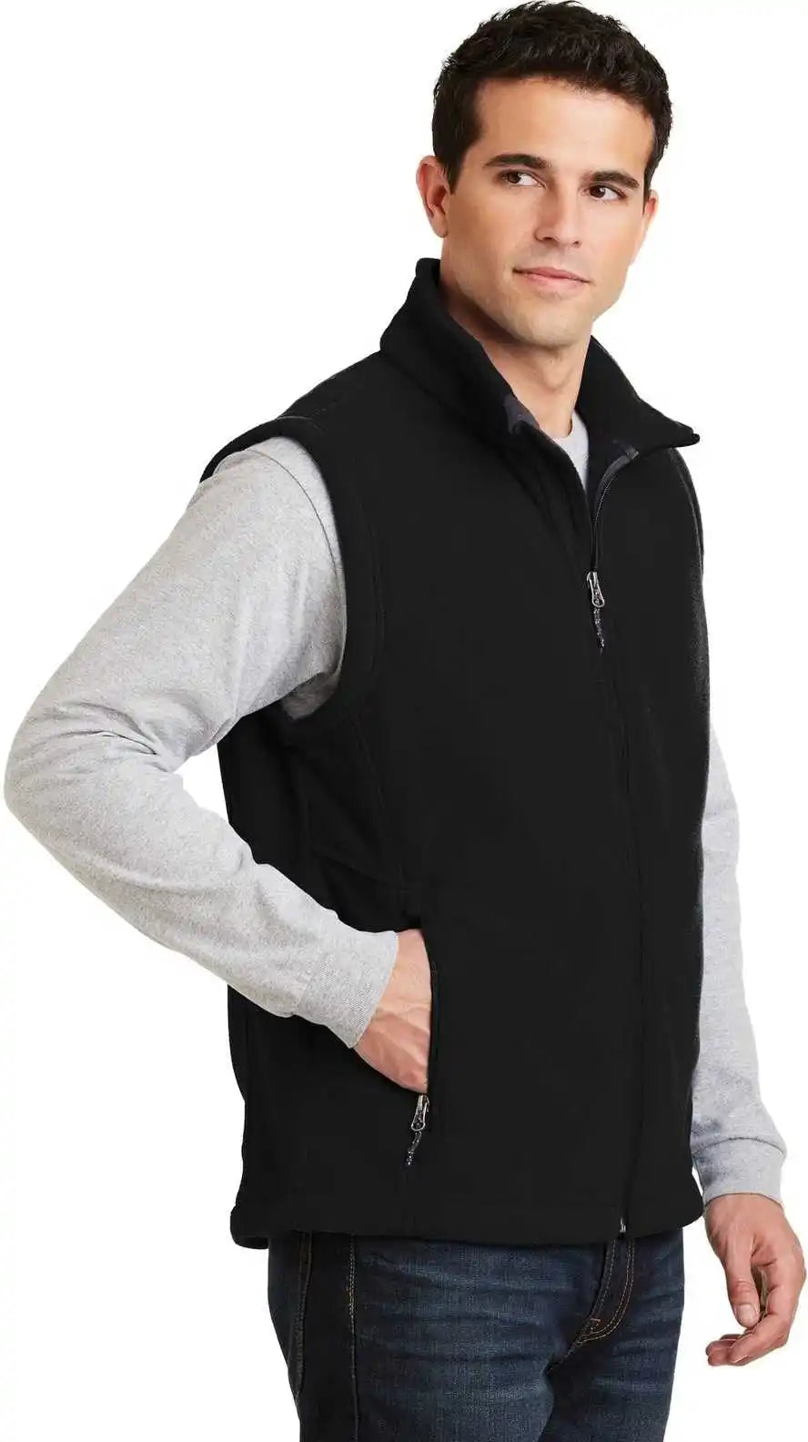 Port Authority F219 Value Fleece Vest - Black