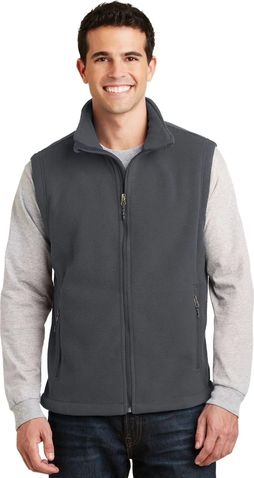 Port Authority F219 Value Fleece Vest - Iron Gray - Adult Xs