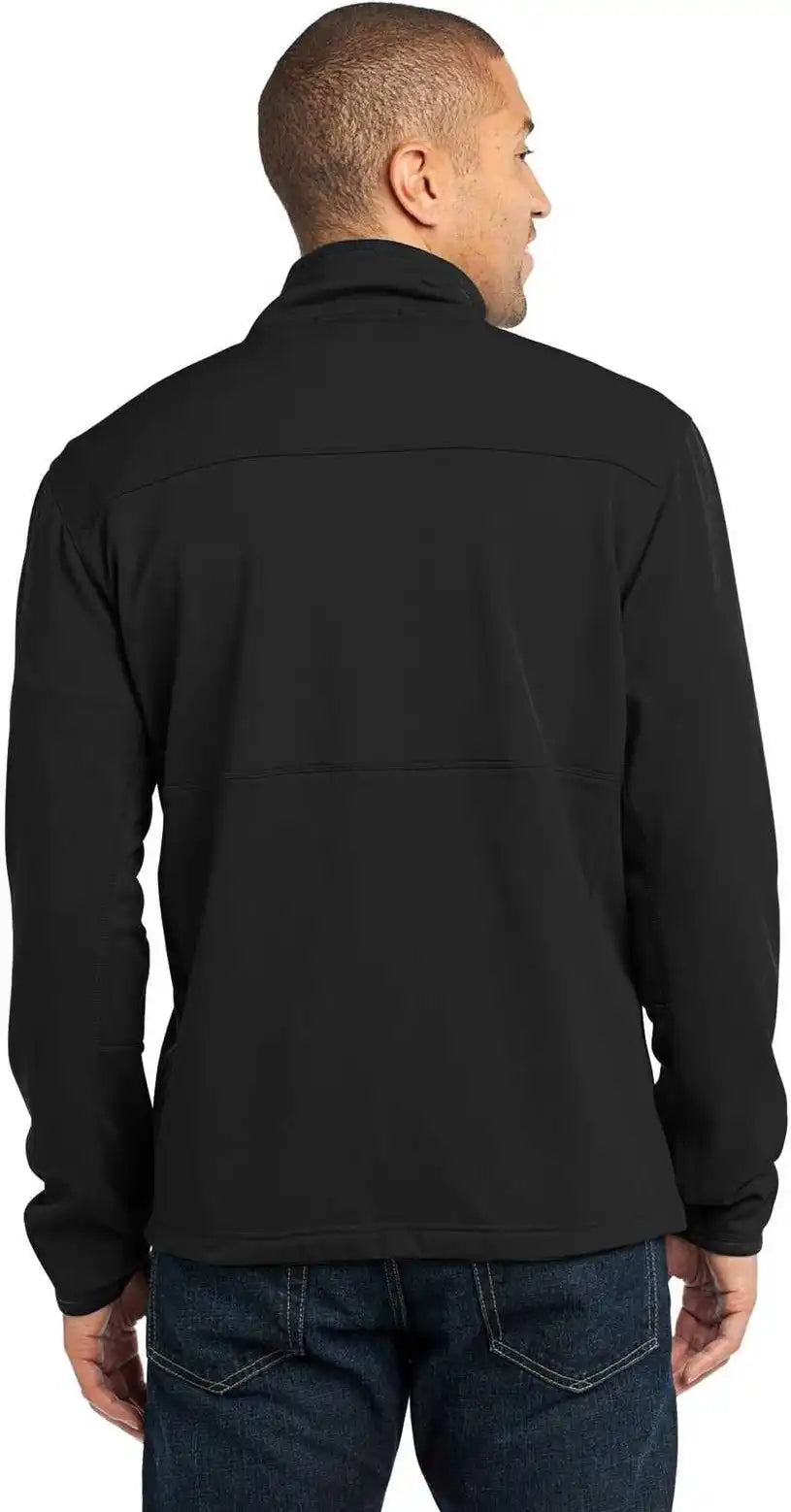 Port Authority F222 Pique Fleece Jacket - Black