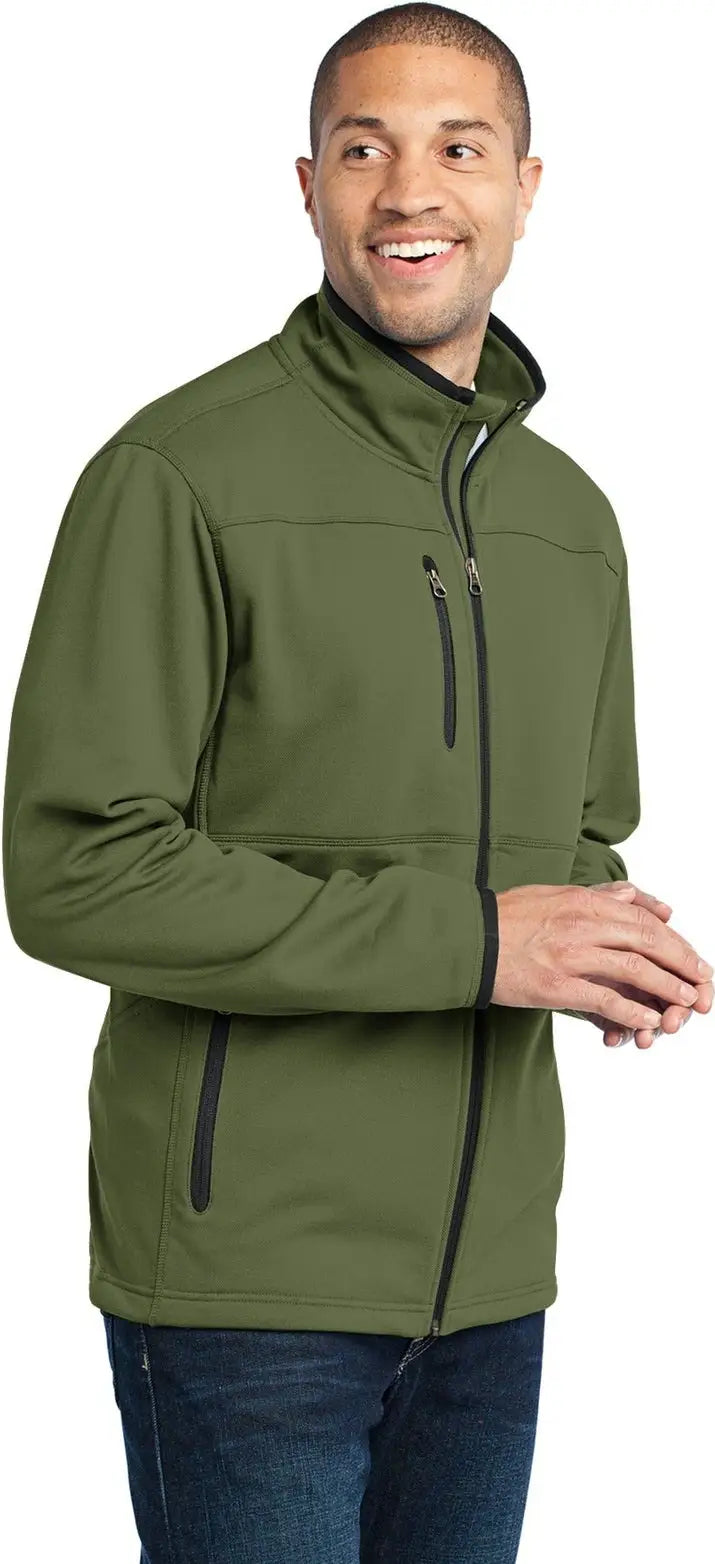Port Authority F222 Pique Fleece Jacket - Sherwood Green - Adult Xs