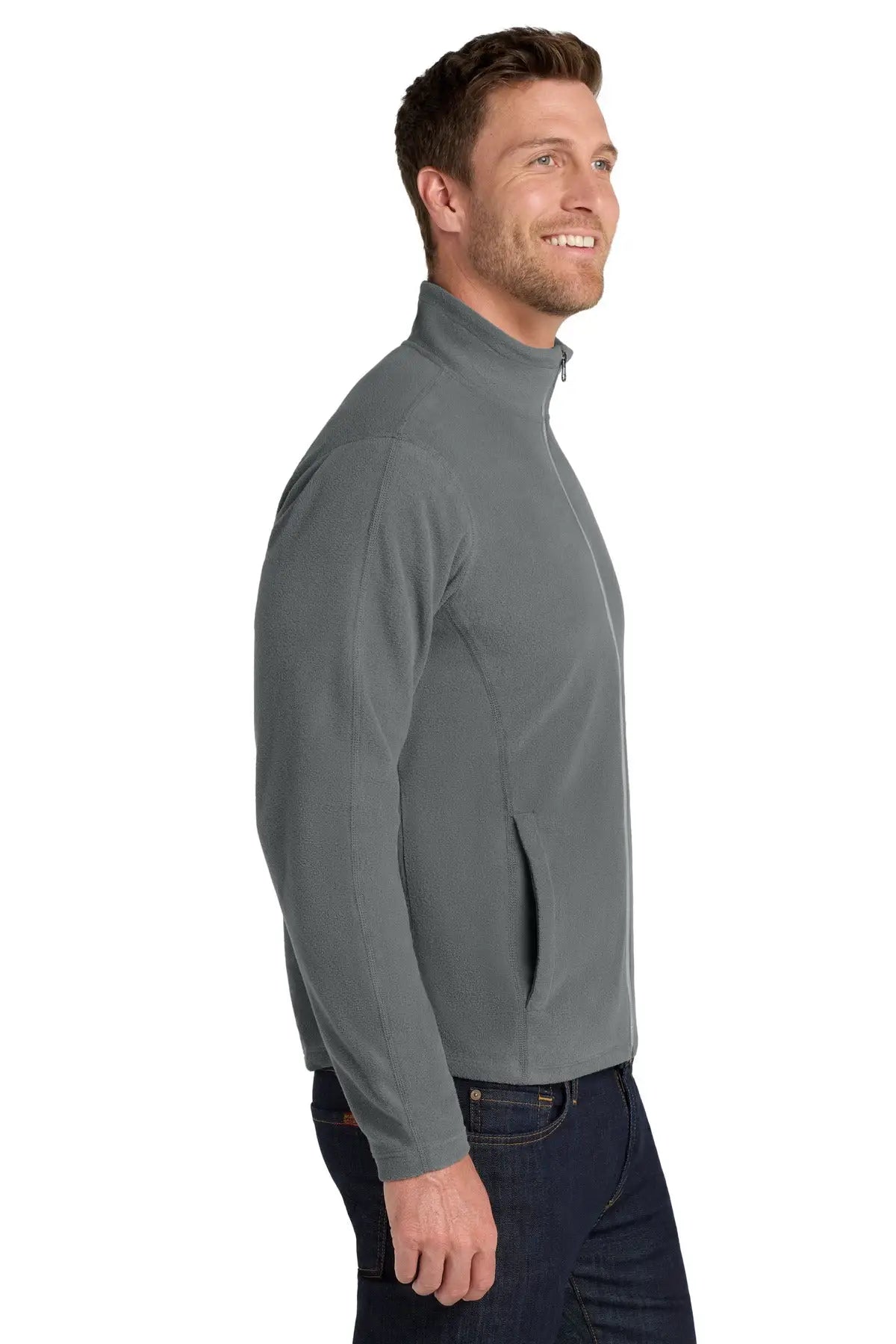 Port Authority F223 Microfleece Jacket - Pearl Gray